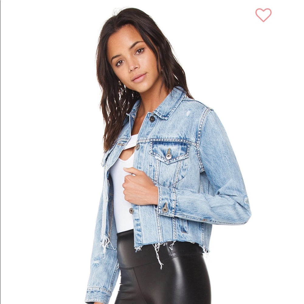 Pistola Naya Cropped Denim Jacket